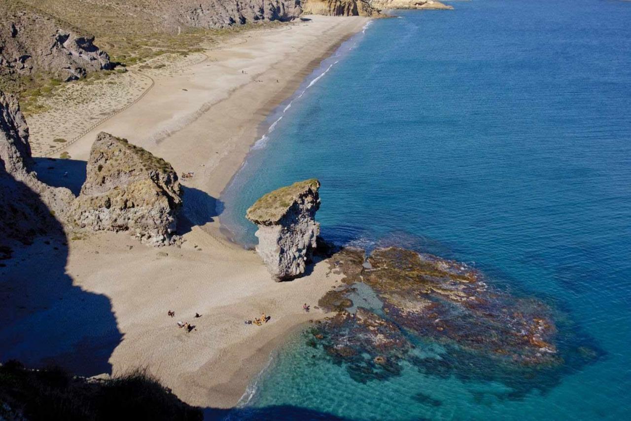 Las Marinicas Primera Linea De La Playa Carboneras Exterior foto